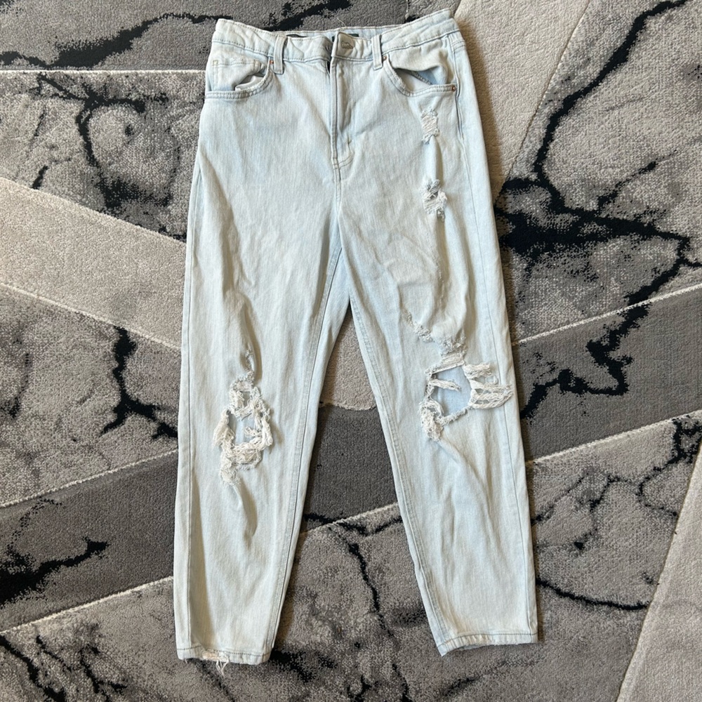 wild fable Light Blue Distressed Skinny Jeans